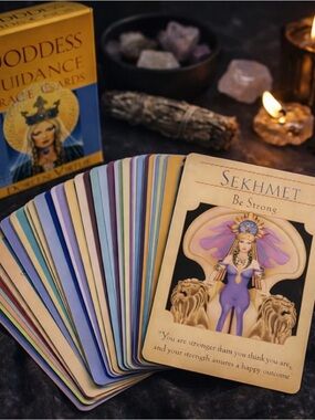 Doreen Virtue Goddess Guidance Oracle Cards Deck Complete Discontinued